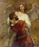 Jakobs Kampf mit dem Engel Rembrandt Peale